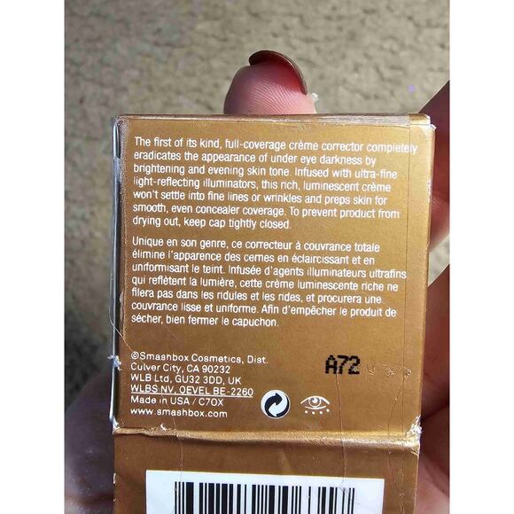 NEW Smashbox By Becca Dark Cream Under Eye Brightening Corrector - Picture 4 of 7